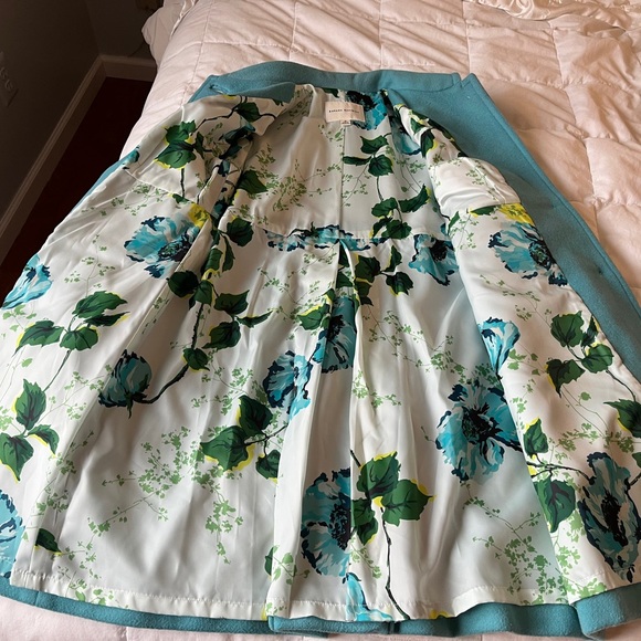 Banana Republic Teal Wool Coat - Picture 4 of 9